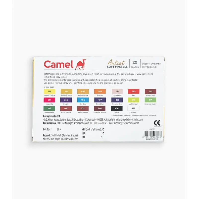 Camel Artist Soft Pastels Set Camel